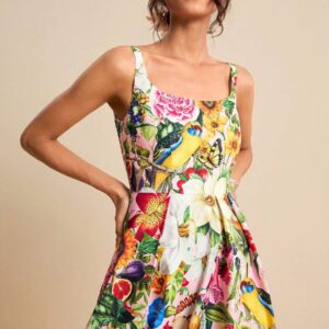 Women's Elegant Floral Summer Vacation Dress
