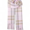 Unisex Plaid Knitted Fringe Winter Scarf